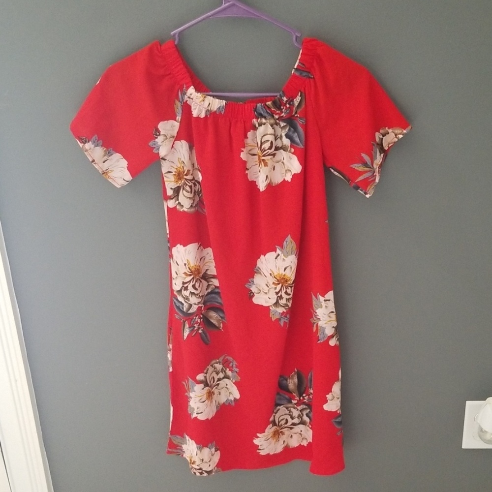 Large off the shoulder coverup or dress